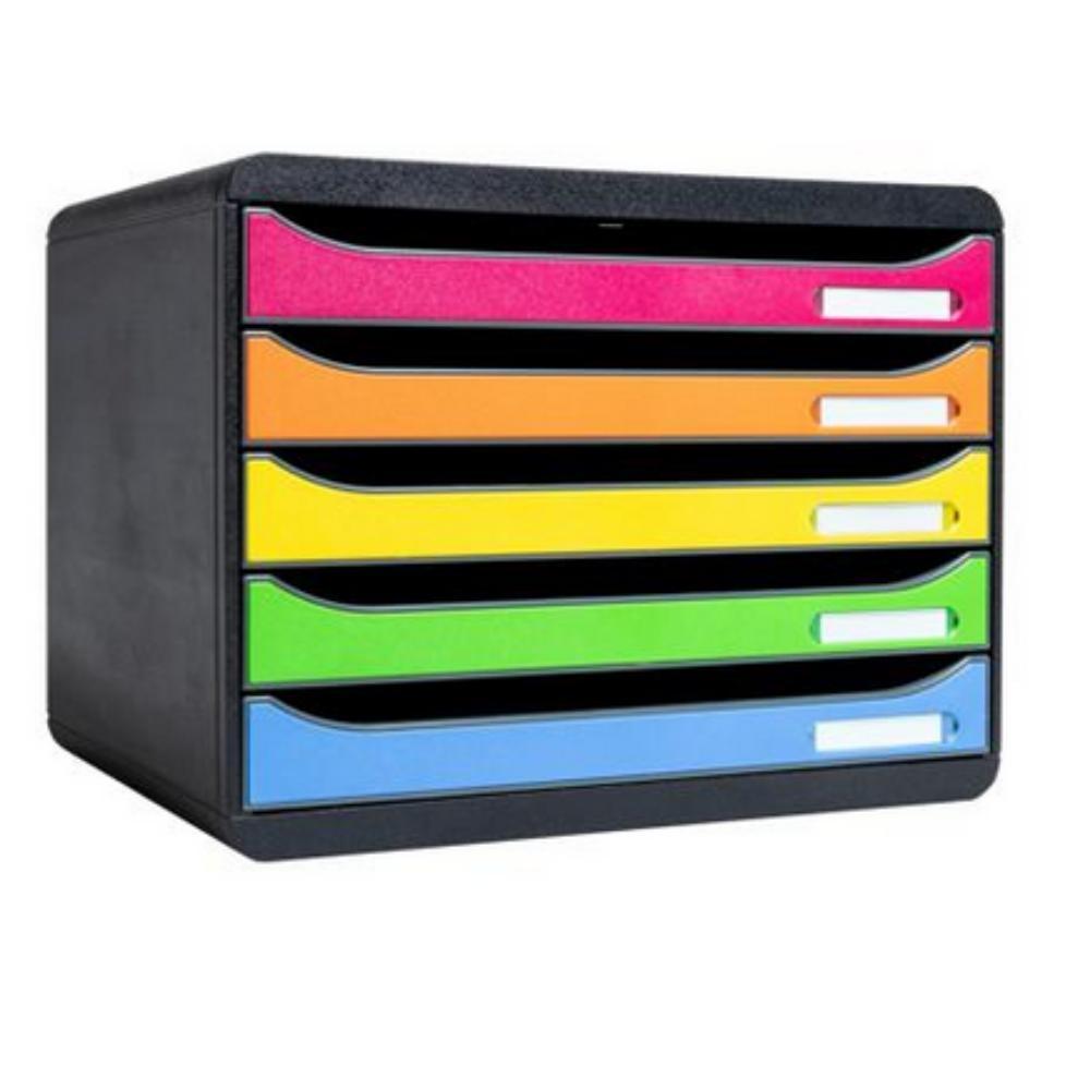 MODULO 5 CAJONES COLORES ARLEQUIN HORIZONTAL