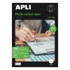 PAPEL A4 FOTOGRAFICO LASER GLOSSY 210GRS PACK 100 HOJAS APLI