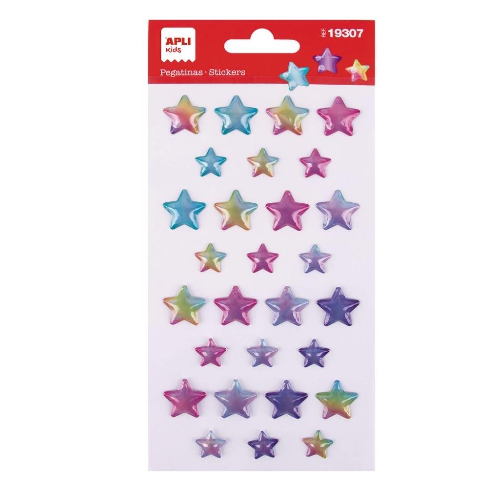 PEGATINAS ESTRELLAS TORNASOL 1H