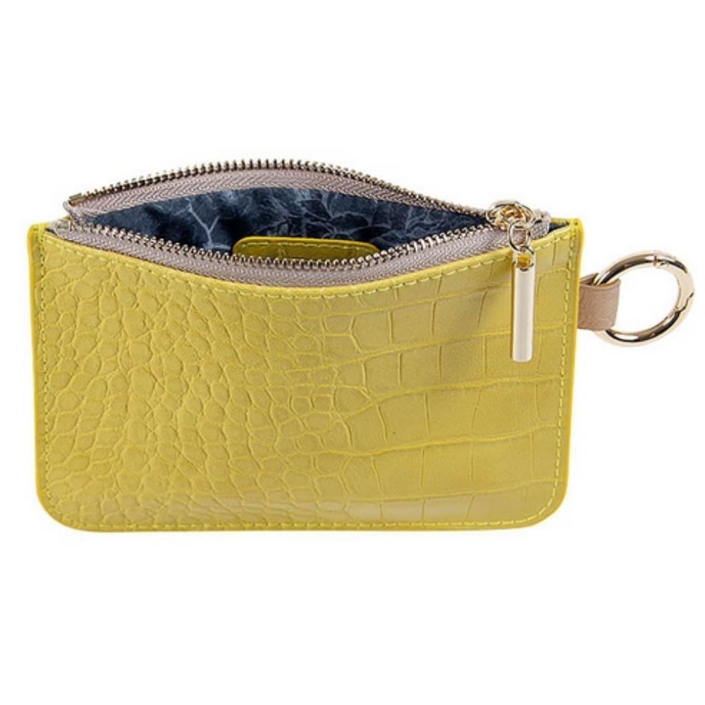 CARTERA NECESER MAJOIE ARTEBENE MINI CROC LIMON