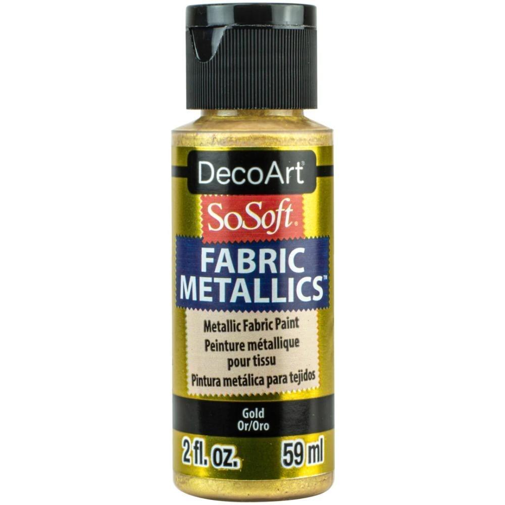 PINTURA TEXTIL AMERICANA SOSOFT METALICA ORO 59ml