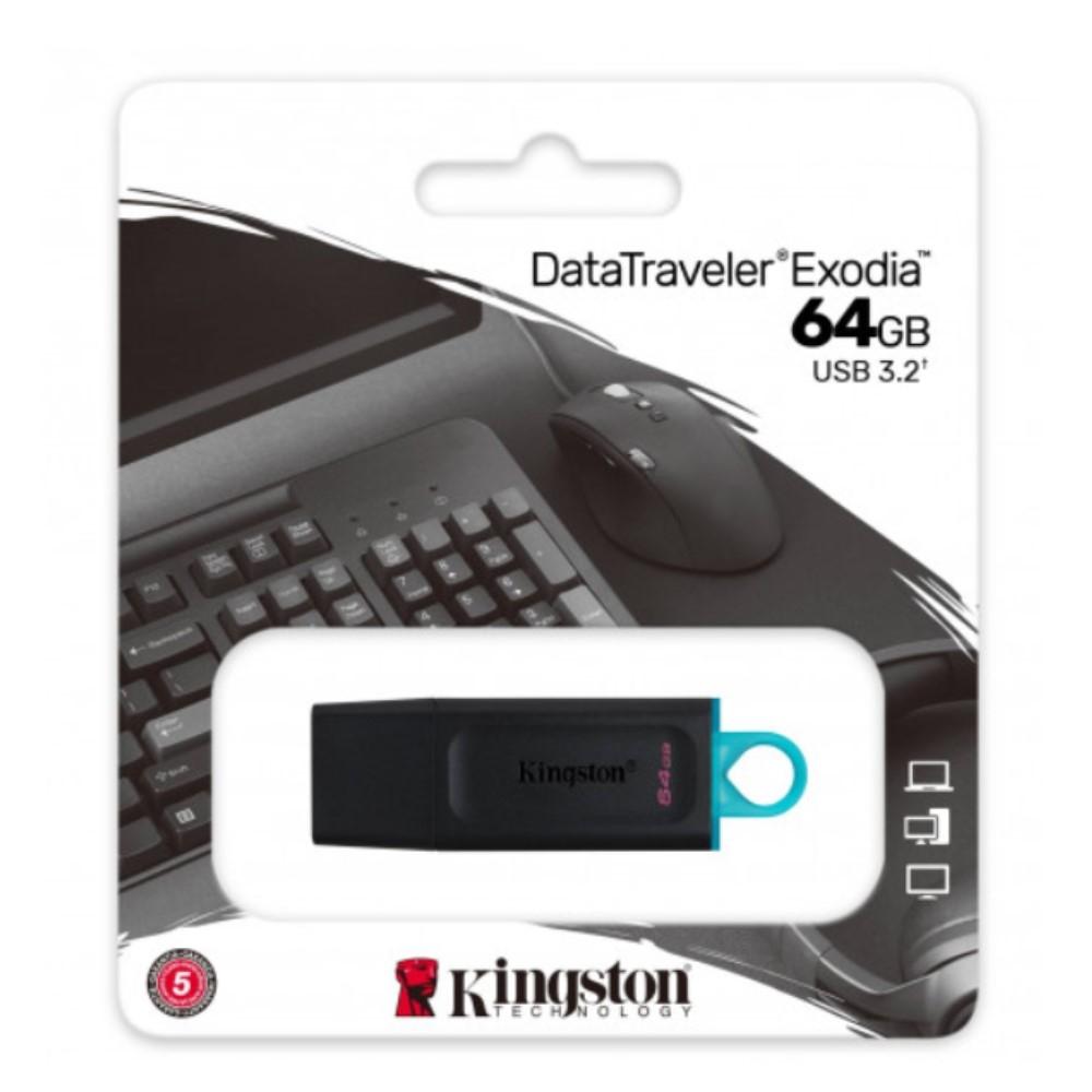 PEN DRIVE KINGSTON EXODIA USB 64GB