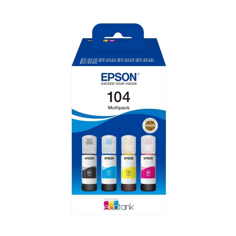 BOTE TINTA EPSON 104 ECOTANK MULTIPACK