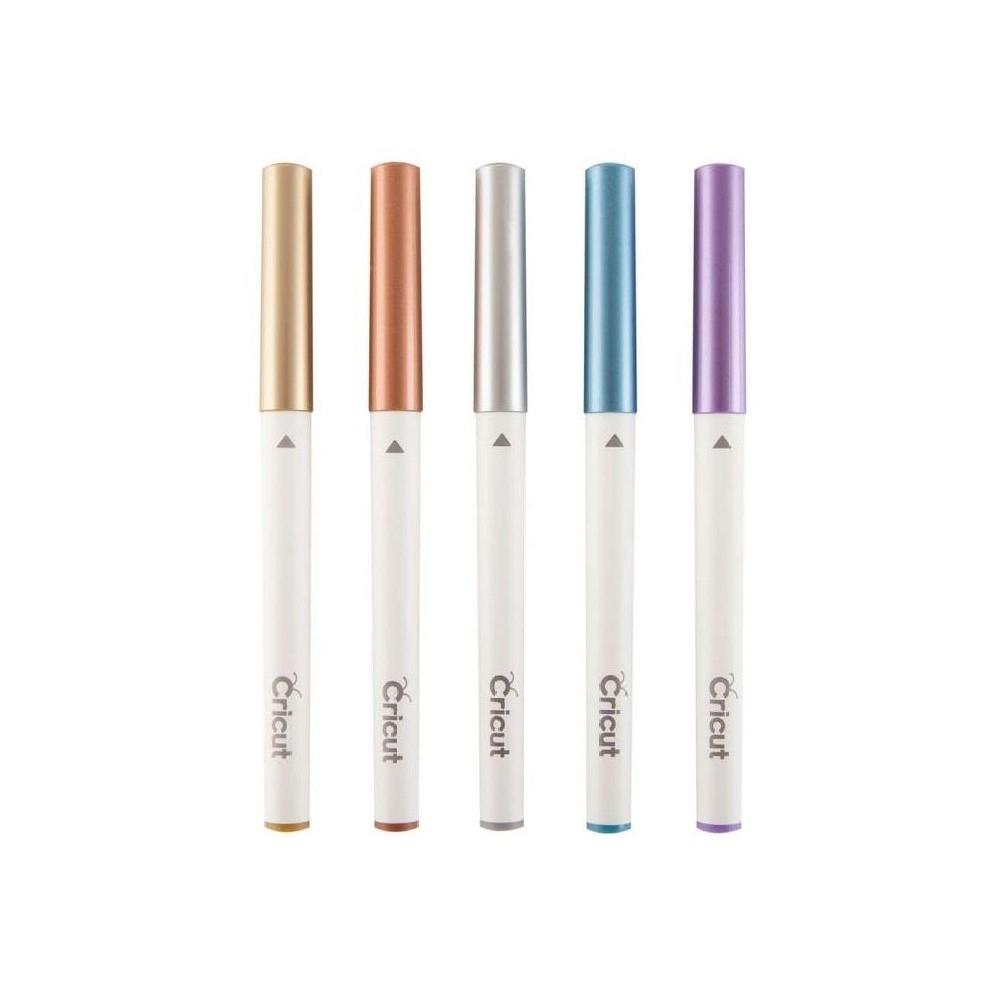 SET BOLIGRAFOS METALICOS CRICUT 1 MM 5 UDS