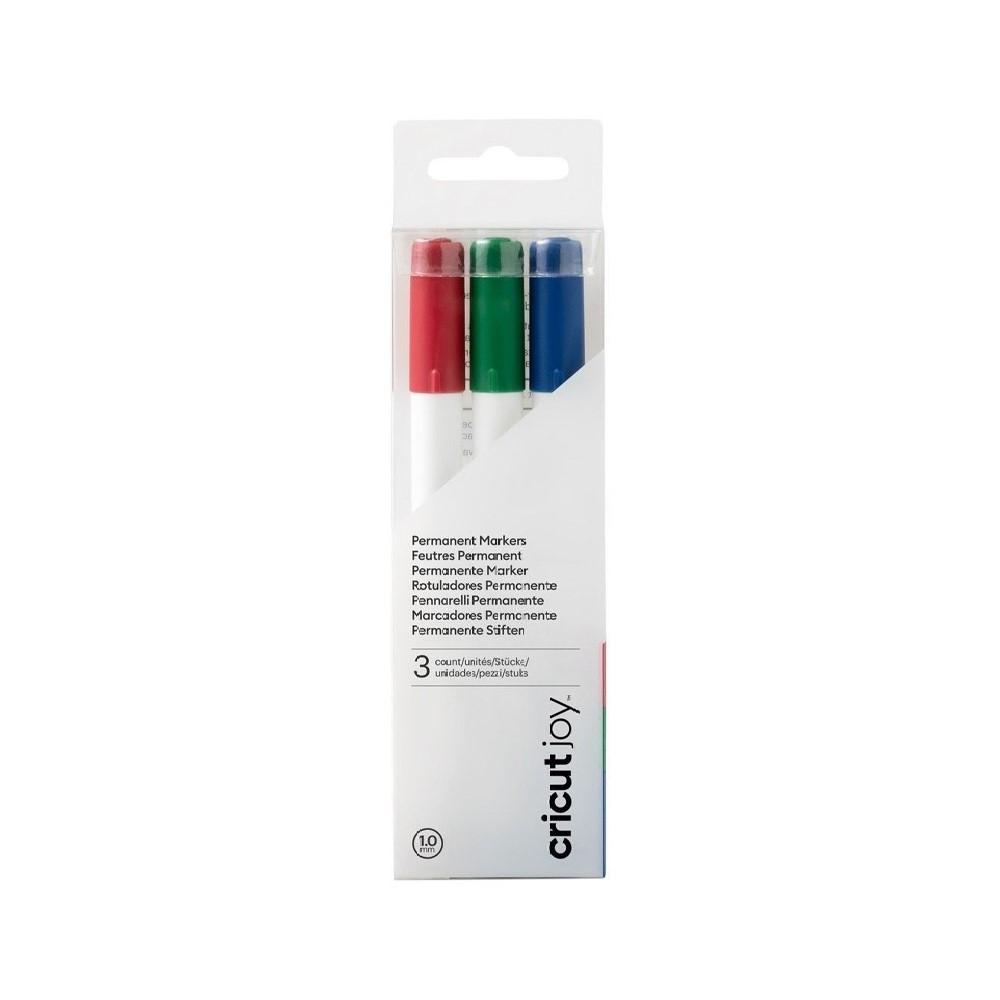SET BOLIGRAFOS PERMANENTES CRICUT JOY 1 MM 3 UDS