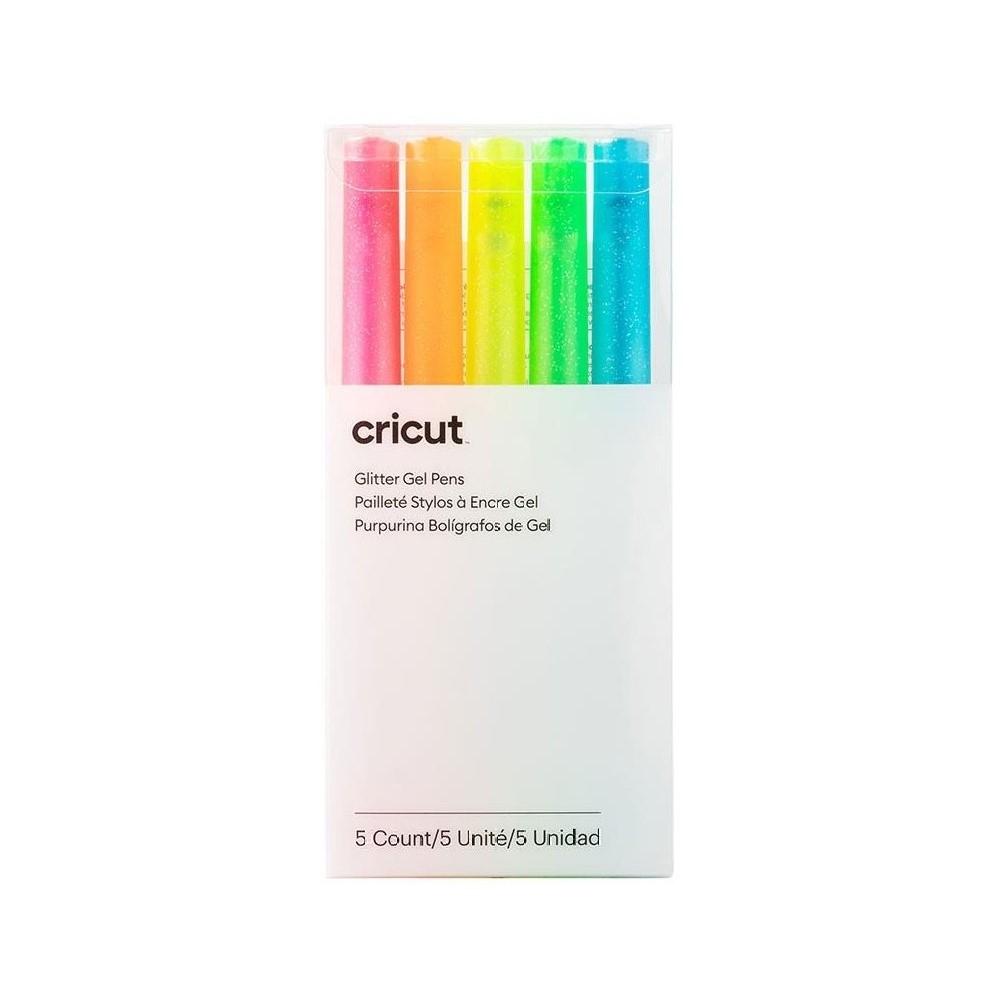 SET BOLIGRAFOS GEL CRICUT NEON 0,8 MM 5 UDS