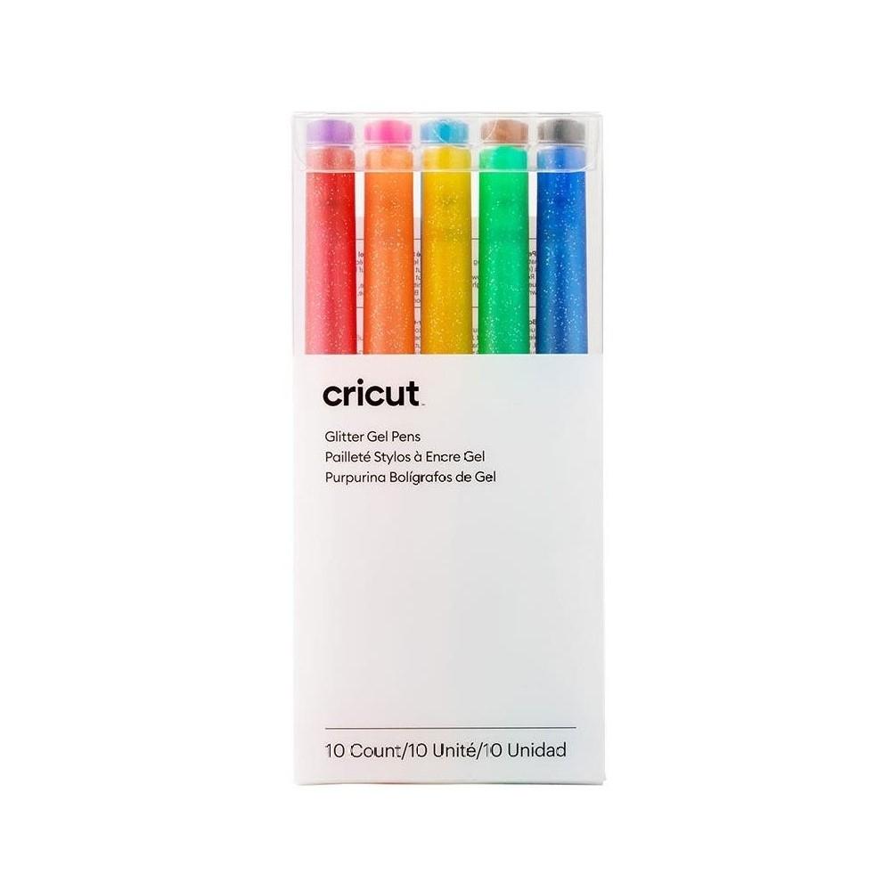 SET BOLIGRAFOS GEL CRICUT ARCOIRIS 0,8 MM 10 UDS