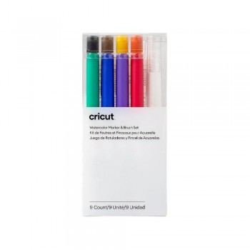 SET MARCADORES WATERCOLOR CRICUT MAKER 1 MM 9 UDS