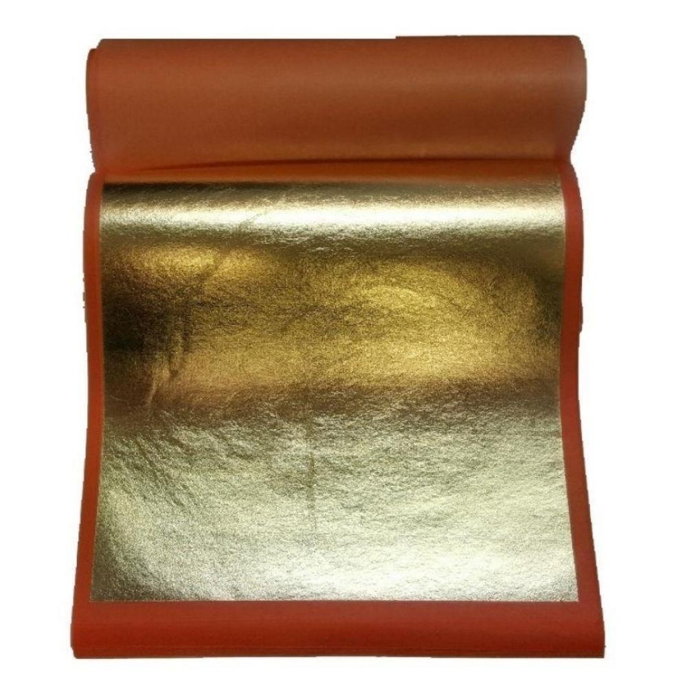 PAN DE ORO IMITACION LIBRO 25 HOJAS 14X14cm