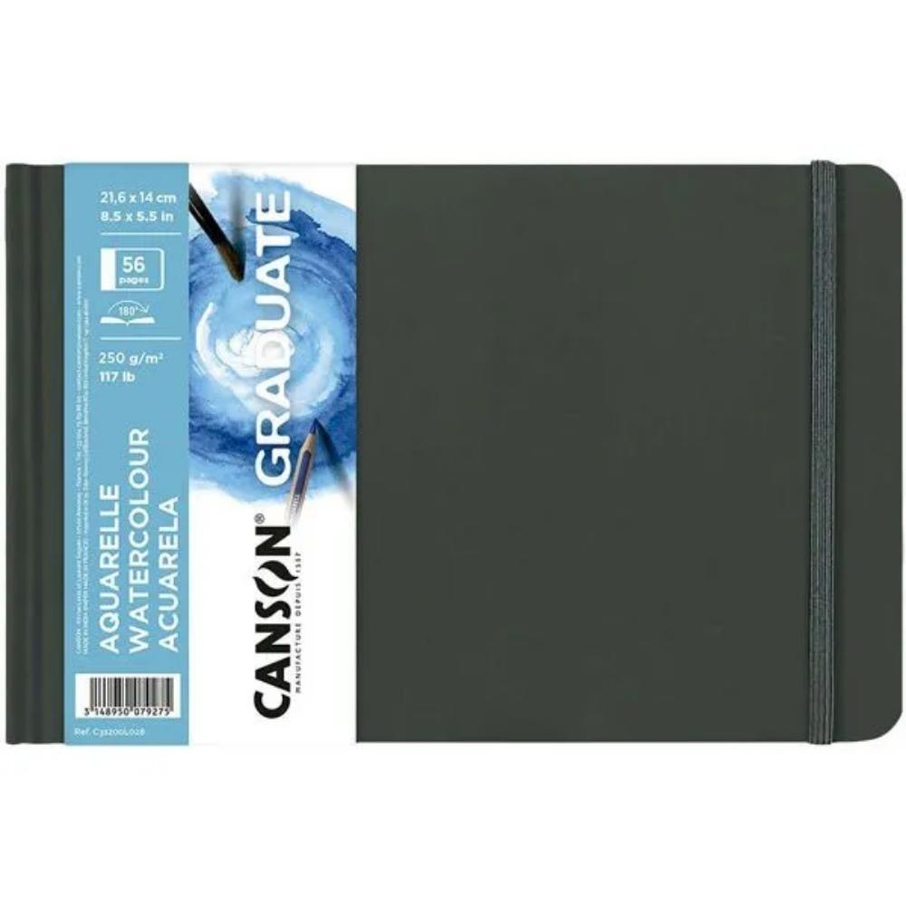 CANSON GRADUATE cuaderno 14x21,6cm 28H Acuarela Fino 250g