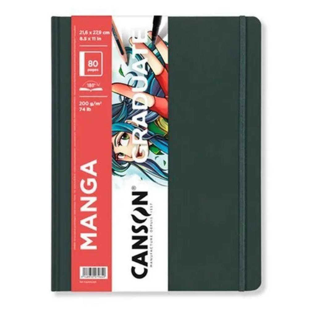 CANSON GRADUATE cuaderno 14x21,6cm 80H Manga Liso 200g