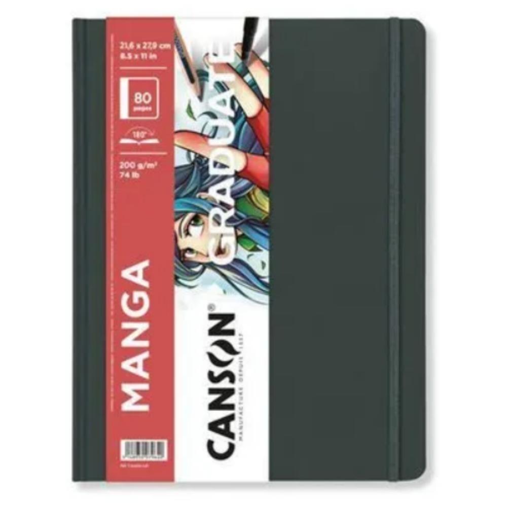 CANSON GRADUATE cuaderno 21,6x27,9cm 80H Manga Liso 200g