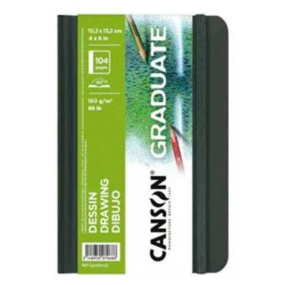 CANSON GRADUATE cuaderno 14x21,6cm 52H Dibujo Fino 160g