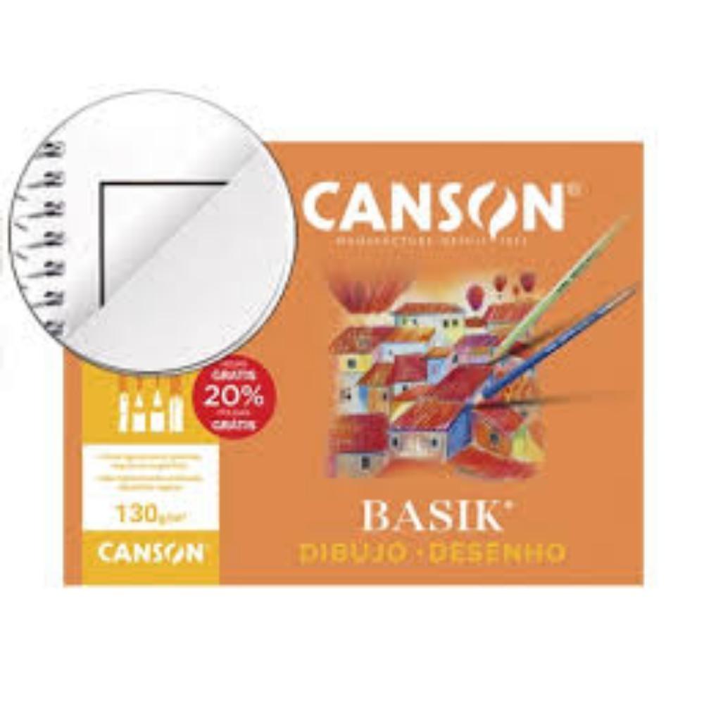 LAMINA DIBUJO A4+ CON RECUADRO 130G PACK 10H BASIK