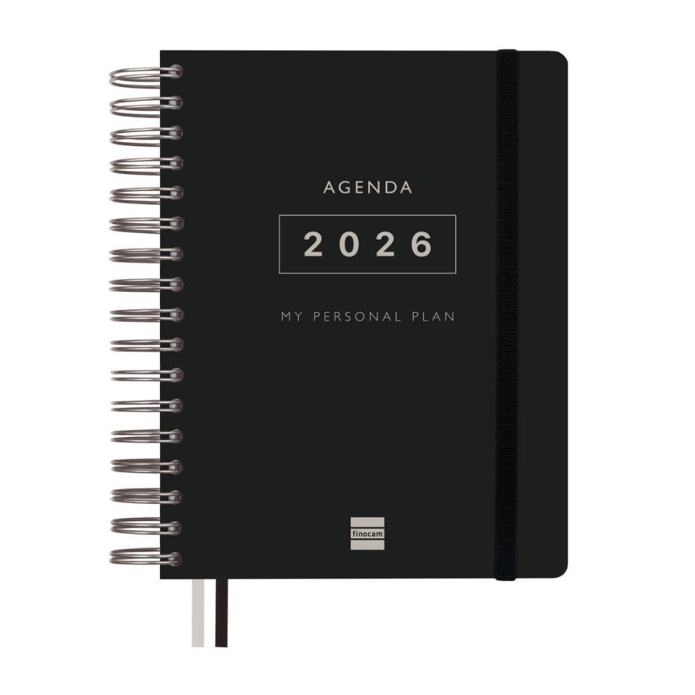 AGENDA FINOCAN TEMPUS 1/4 DP NEGRA