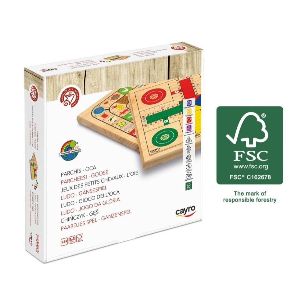JUEGO DE PARCHIS - OCA MADERA CAYRO