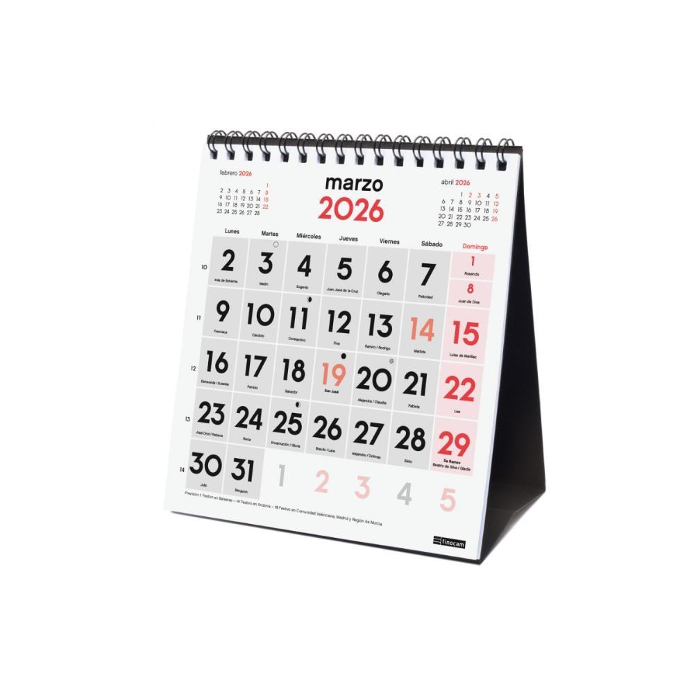 CALENDARIO FINOCAM SOBREMESA NUMEROS GRANDES XS MD.78012