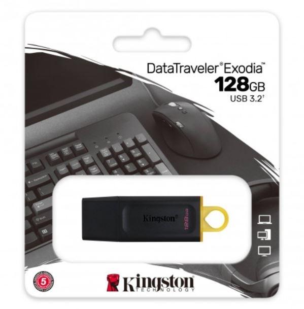 PEN DRIVE 128GB KINGSTON EXODIA 3.2