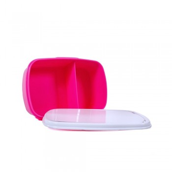 CAJA DE PLASTICO (TUPPER) PARA SUBLIMACION ROSA