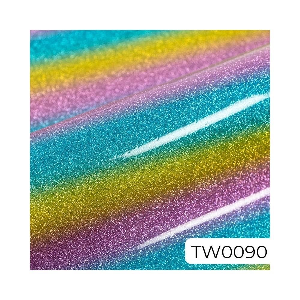 VINILO TEXTIL SISER TWINKLE TW0090 0,25X1 MT ARCOIRIS
