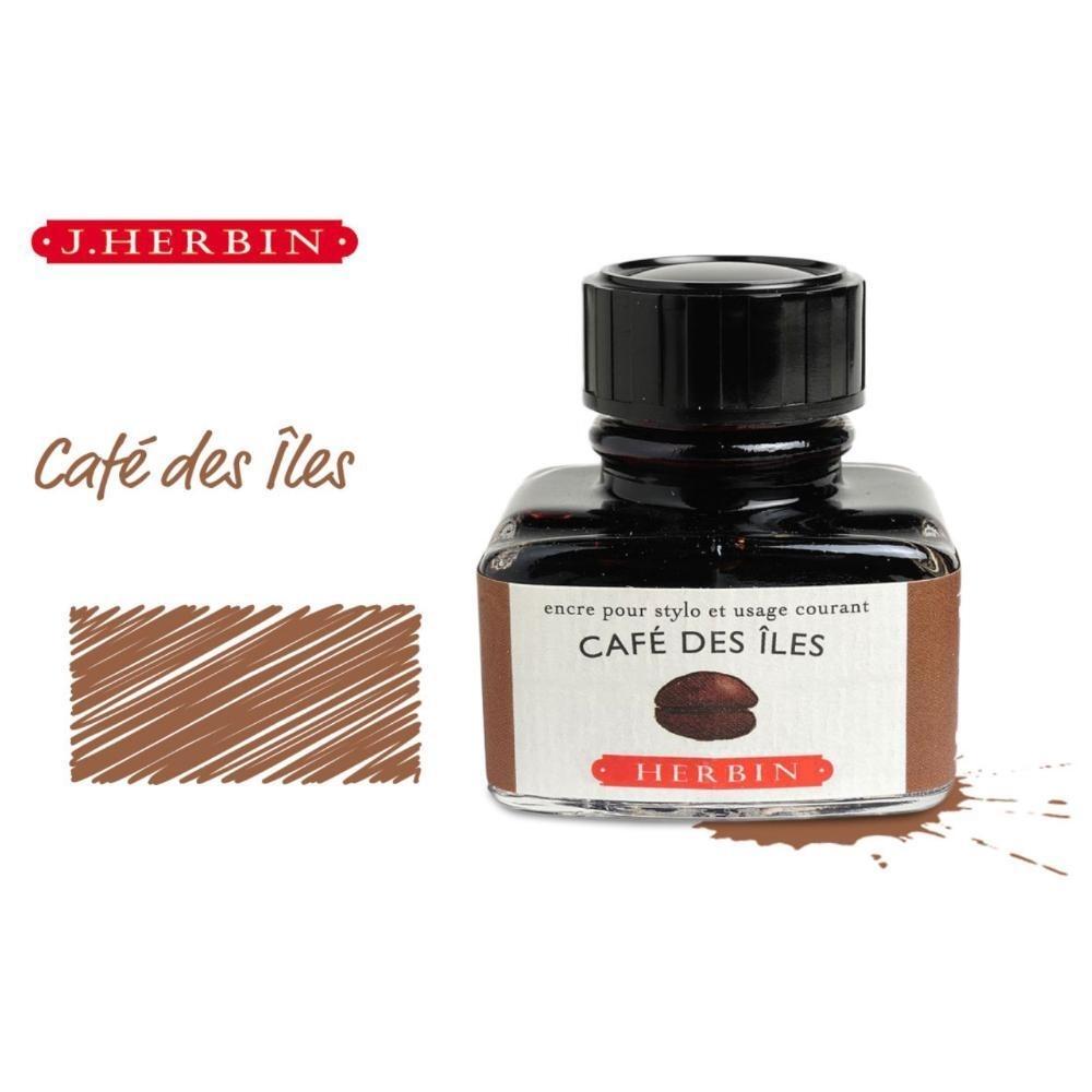 TINTERO 30ml J HERBIN CAFE DES ILLES