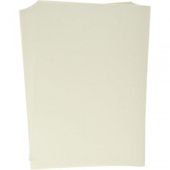 LAMINA PAPEL POLLEN A4 CREMA IRIDISCENTE 120gr 50UD
