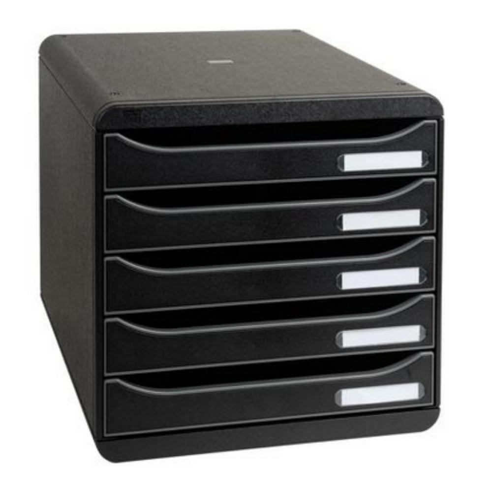 MODULO 5 CAJONES ECOBLACK NEGRO