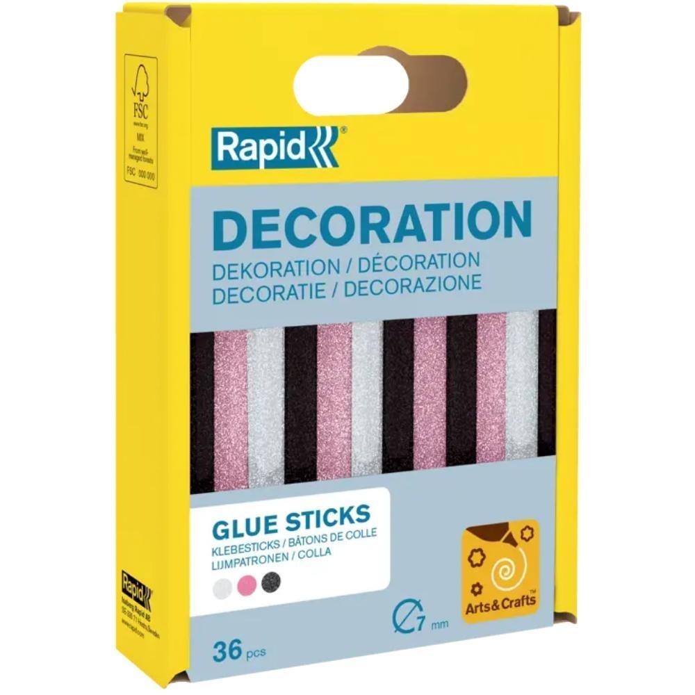 BARRAS DE SILICONA PURPURINA 7mm RAPID DECORATION