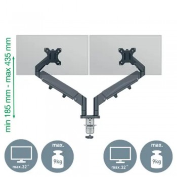 BRAZO MONITOR DOBLE ERGONOMICO LEITZ