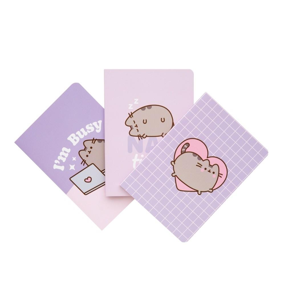 PACK 3 CUADERNOS A6 PUSHEEN MOMENTS
