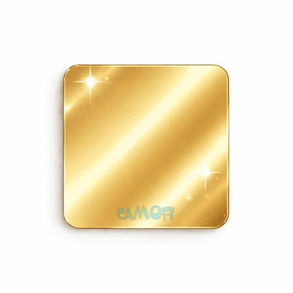 PLANCHA METACRILATO ORO ESPEJO 30X28 3MM
