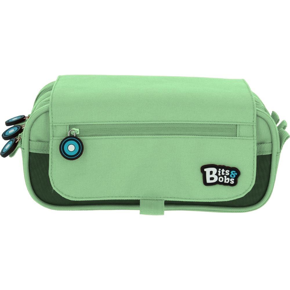ESTUCHE PORTATODO TRIPLE BITS&BOBS VERDE MINT