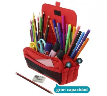 ESTUCHE PORTATODO TRIPLE BITS&BOBS AZUL CLARO