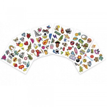 BLISTER TATTOOS TEMPORARY PACK 6 LAMINAS JOVI
