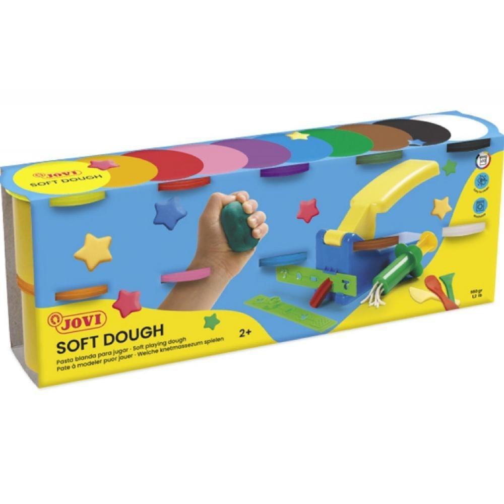 PASTA MODELAR BLANDIVER 10 BOTES 110G COLORES SURTIDOS