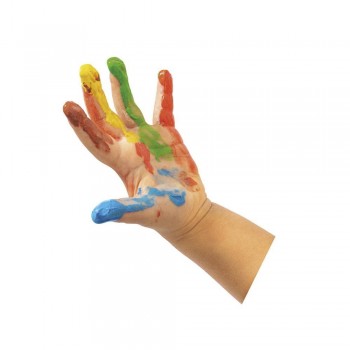 ESTUCHE 6 BOTES PINTURA DEDOS 125 ML COLORES SURTIDOS