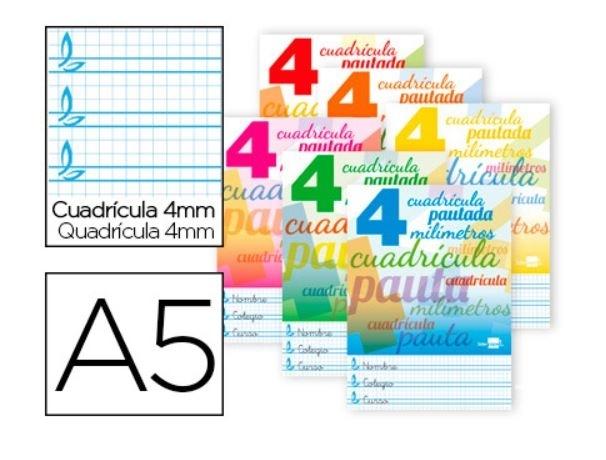 LIBRETA PAUTAGUIA 4X4 LIDERPAPEL A5