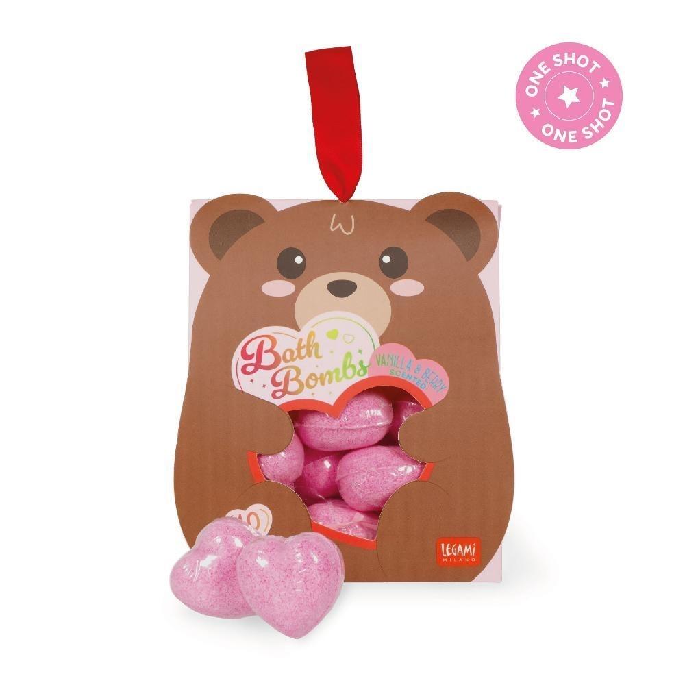 BOMBA DE BAÑO LEGAMI SET DE 10 UD TEDDY BEAR