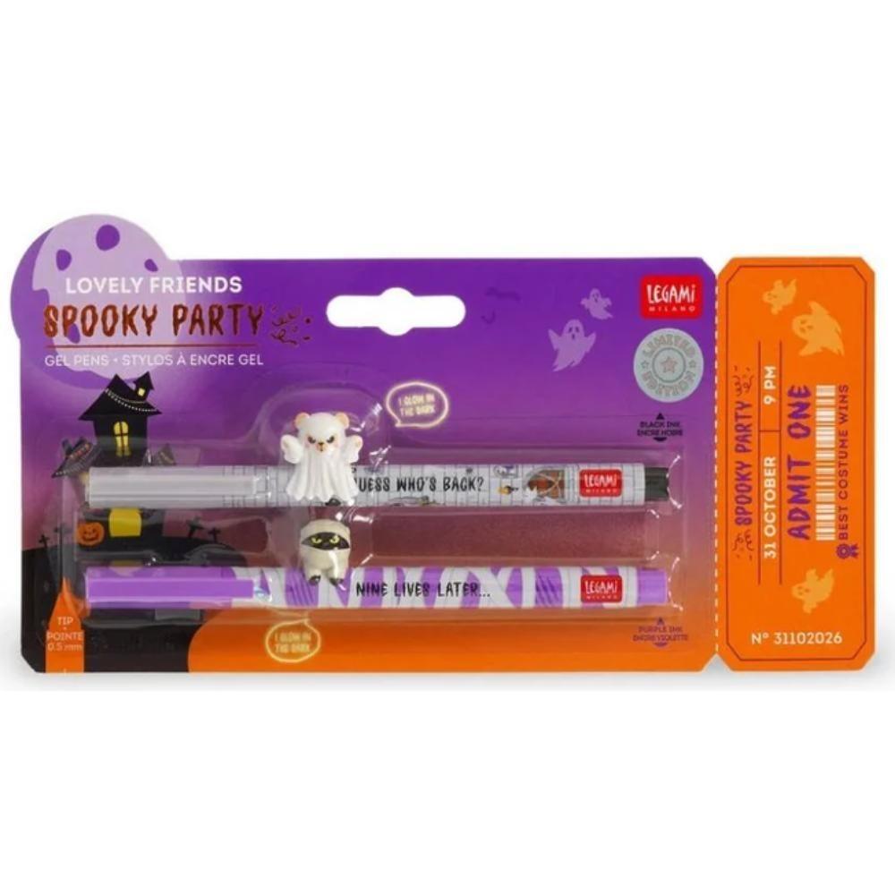 SET 2 BOLIGRAFOS GEL LEGAMI EDICION LIMITADA HALOWEEN 2026
