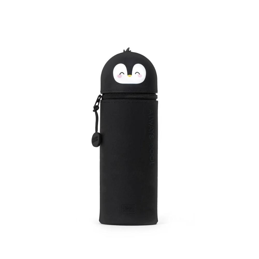 ESTUCHE DE SILICONA 2 EN 1 KAWAII - PENGUIN LEGAMI