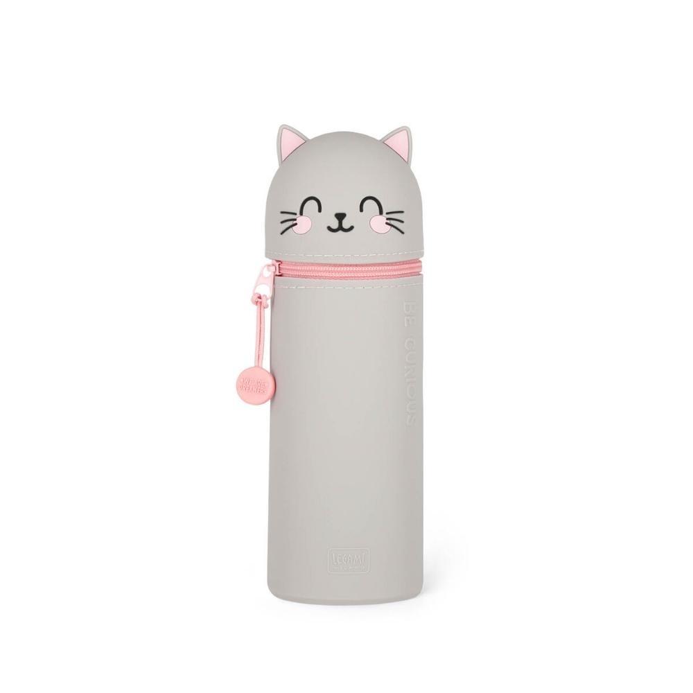 ESTUCHE DE SILICONA 2 EN 1 - KAWAII - KITTY LEGAMI