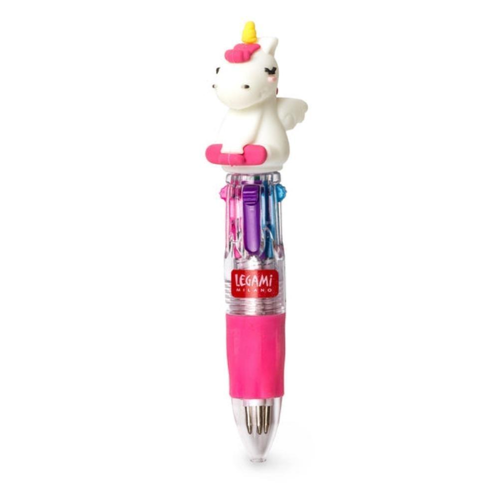 MINI BOLIGRAFO MAGIC 4COL.UNICORN LEGAMI