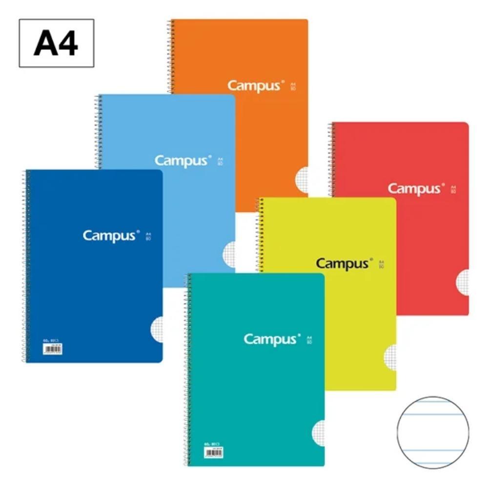 BLOC CAMPUS A4 TAPA BASIC 80H 60gr RAYA 3,5mm