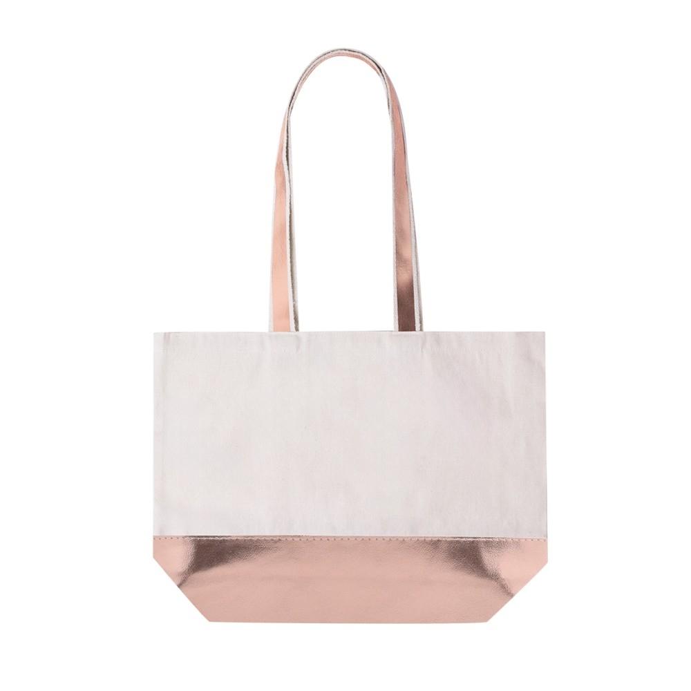 BOLSA ALGODON ORO ROSA HITALAX