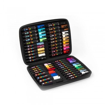 MALETIN ROTULADOR POSCA PREMIUM SURTIDO 40P