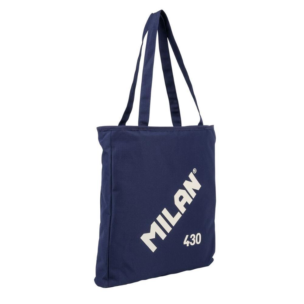 BOLSO SHOPPER SINCE 1918 AZUL  MILAN