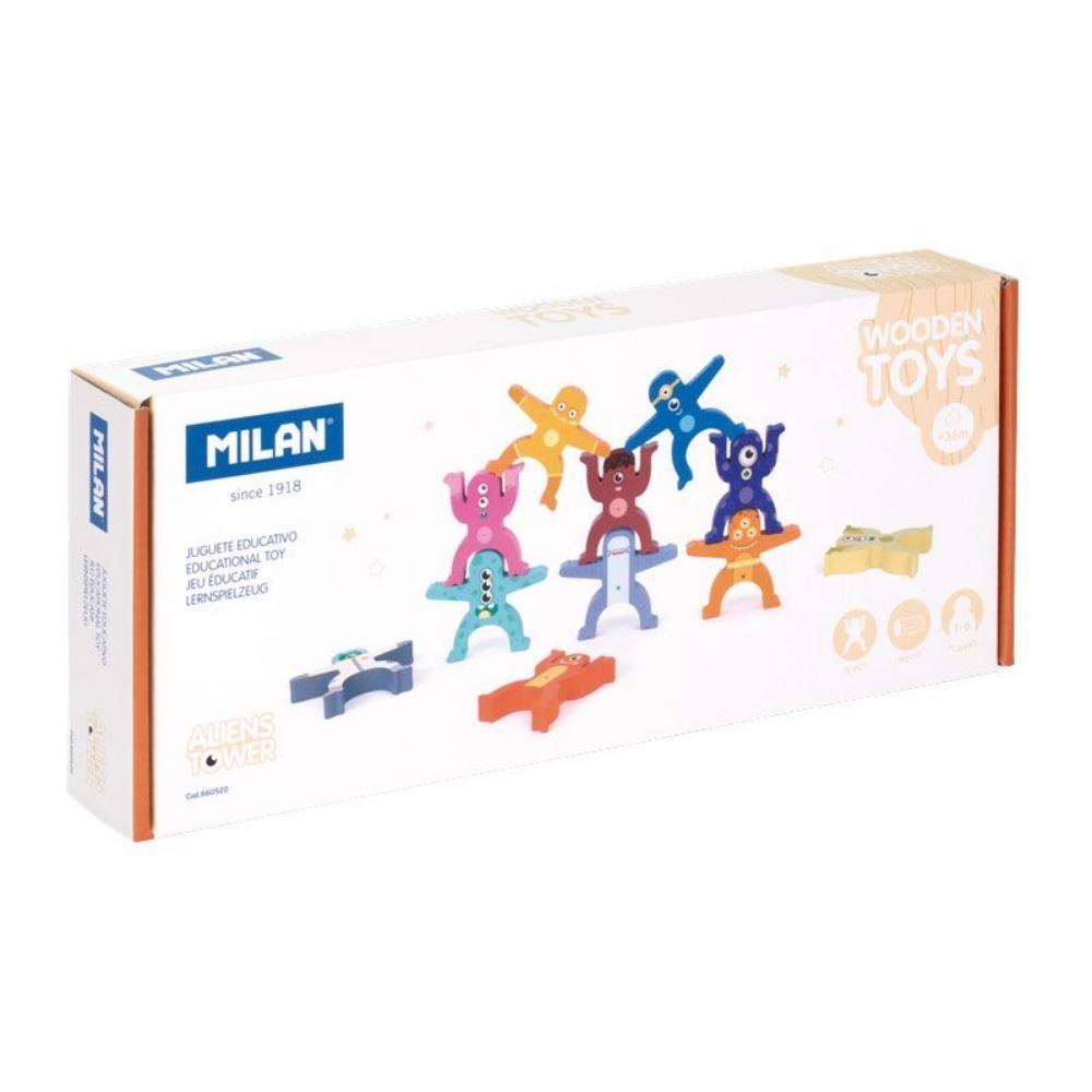 JUEGO EDUCATIVO MADERA TORRE TOY MILAN