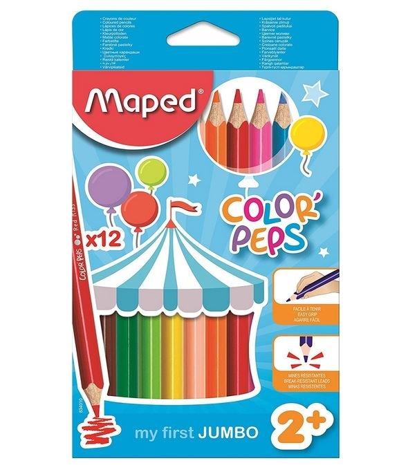 LAPICES COLOR MAPED 12U.JUMBO TRIANGULARES