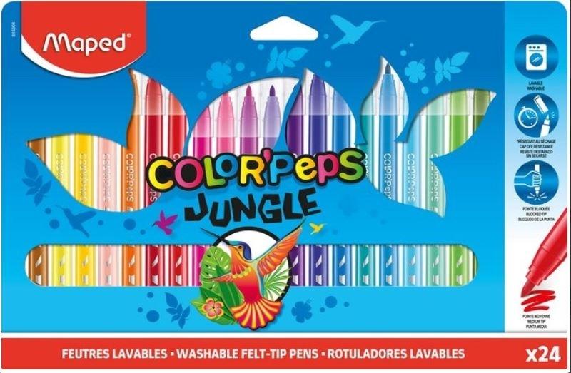 ROTULADORES COLOR PEPS JUNGLE 2.0 24 COL.