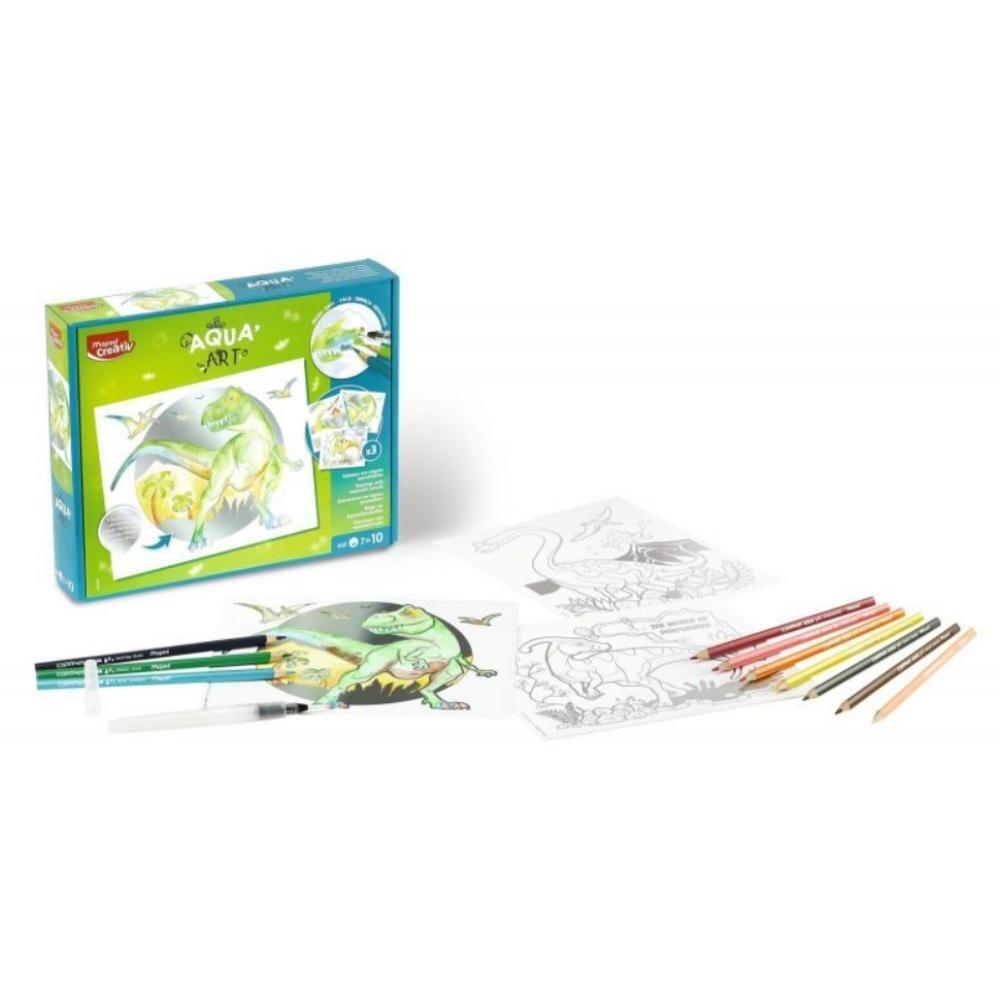 JUEGO AQUA ART DINOSAURIOS